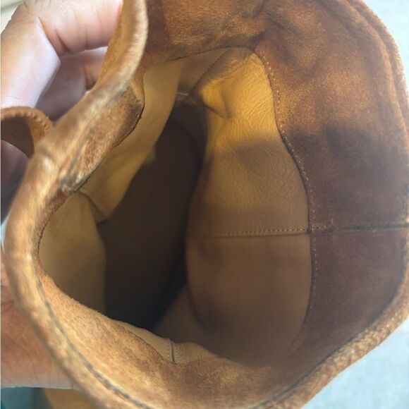 Isabel Marant Ankle Boots Lystal Cognac cowboy heels ankle shoes buckle booties - Picture 8 of 8